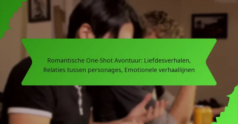 Romantische One-Shot Avontuur: Liefdesverhalen, Relaties tussen personages, Emotionele verhaallijnen